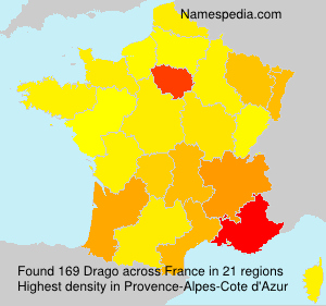 Surname Drago in France Surname Drago in France
