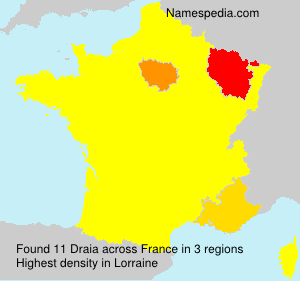Surname Draia in France Surname Draia in France