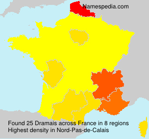 Surname Dramais in France Surname Dramais in France