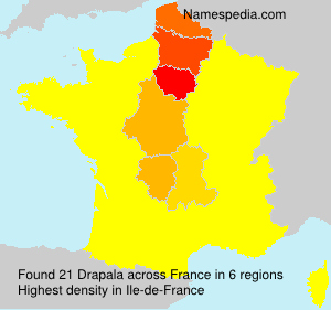 Surname Drapala in France Surname Drapala in France