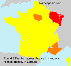 Surname Drehlich in France Surname Drehlich in France