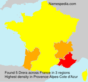 Surname Drera in France Surname Drera in France