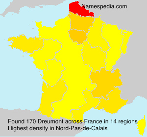 Surname Dreumont in France Surname Dreumont in France