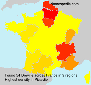 Surname Dreville in France Surname Dreville in France