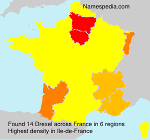 Surname Drexel in France Surname Drexel in France