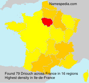 Surname Driouch in France Surname Driouch in France