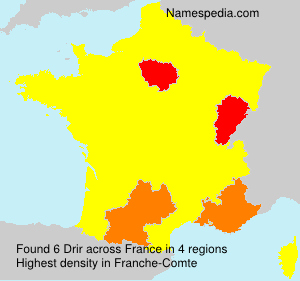 Surname Drir in France Surname Drir in France