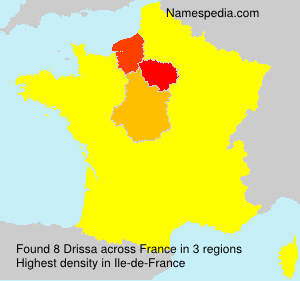Surname Drissa in France Surname Drissa in France
