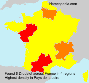 Surname Drodelot in France Surname Drodelot in France