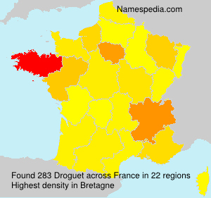 Surname Droguet in France Surname Droguet in France