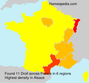 Surname Droll in France Surname Droll in France