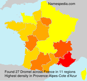 Surname Dromel in France Surname Dromel in France
