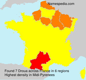 Surname Droua in France Surname Droua in France