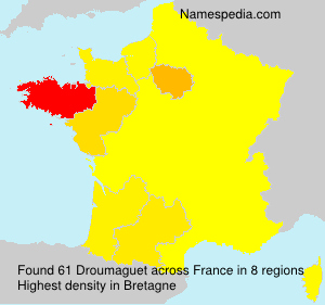 Surname Droumaguet in France Surname Droumaguet in France