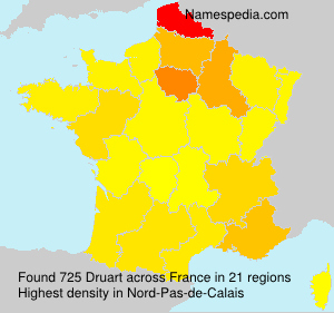 Surname Druart in France Surname Druart in France
