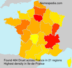 Surname Druet in France Surname Druet in France