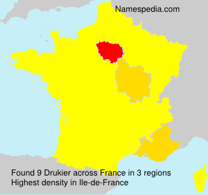Surname Drukier in France Surname Drukier in France