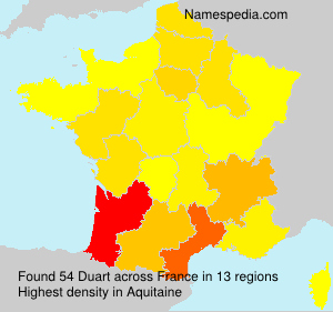Surname Duart in France Surname Duart in France