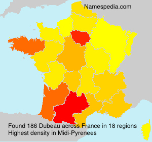 Surname Dubeau in France Surname Dubeau in France