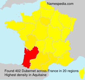 Surname Dubernet in France Surname Dubernet in France