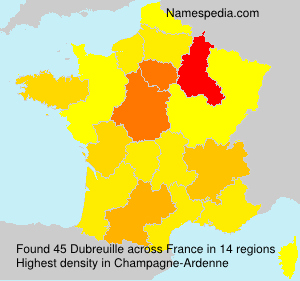 Surname Dubreuille in France Surname Dubreuille in France
