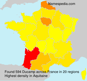 Surname Ducamp in France Surname Ducamp in France