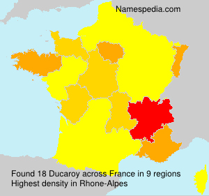 Surname Ducaroy in France Surname Ducaroy in France