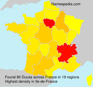 Surname Ducas in France Surname Ducas in France
