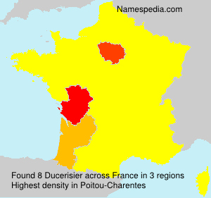 Surname Ducerisier in France Surname Ducerisier in France