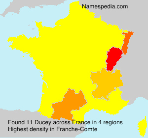 Surname Ducey in France Surname Ducey in France