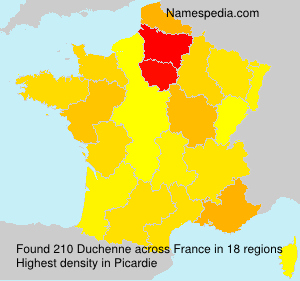 Surname Duchenne in France