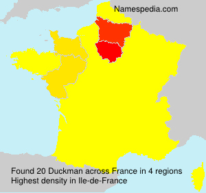 Surname Duckman in France Surname Duckman in France