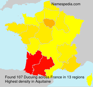 Surname Ducuing in France Surname Ducuing in France