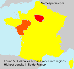 Surname Dudkowski in France Surname Dudkowski in France