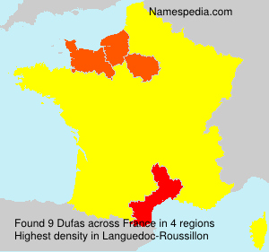 Surname Dufas in France Surname Dufas in France