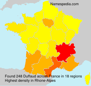 Surname Duffaud in France Surname Duffaud in France