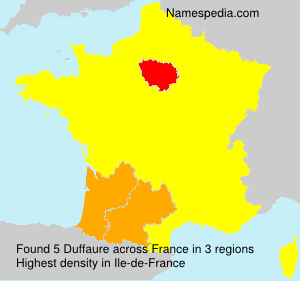 Surname Duffaure in France Surname Duffaure in France