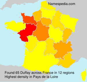 Surname Duffay in France Surname Duffay in France