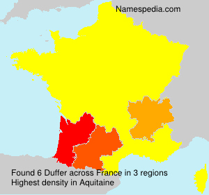 Surname Duffer in France Surname Duffer in France