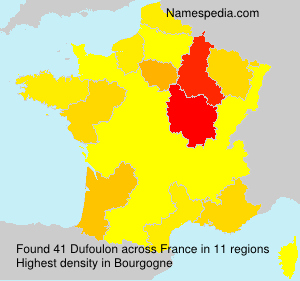 Surname Dufoulon in France Surname Dufoulon in France