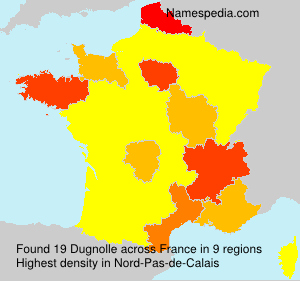 Surname Dugnolle in France Surname Dugnolle in France