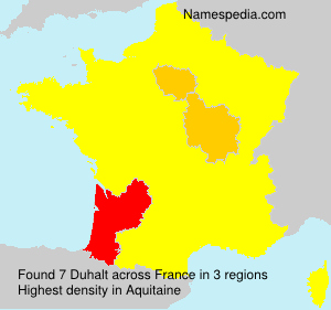 Surname Duhalt in France Surname Duhalt in France