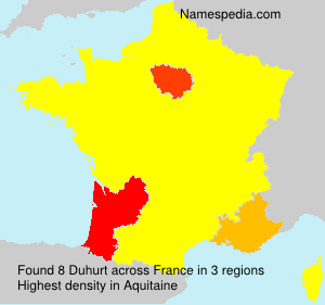 Surname Duhurt in France Surname Duhurt in France