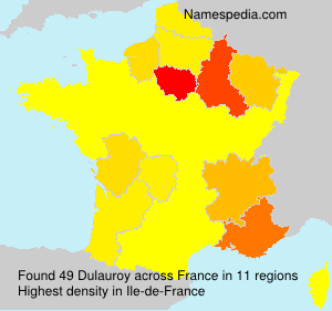 Surname Dulauroy in France Surname Dulauroy in France