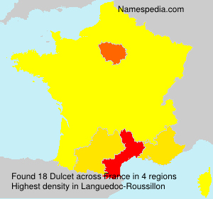 Surname Dulcet in France Surname Dulcet in France