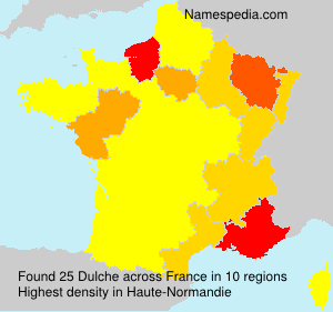 Surname Dulche in France Surname Dulche in France