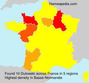 Surname Dulowski in France Surname Dulowski in France