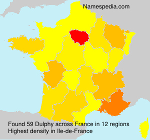 Surname Dulphy in France Surname Dulphy in France