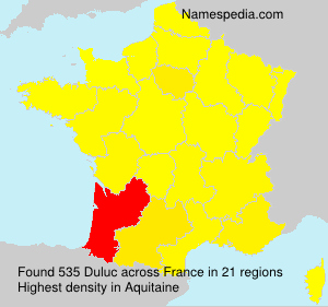 Surname Duluc in France Surname Duluc in France