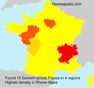 Surname Dumeril in France Surname Dumeril in France